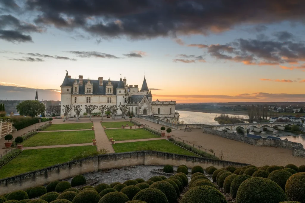 Chateau royal d'Amboise en hiver