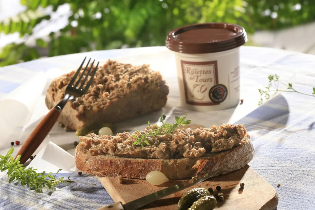 Tartines de rillettes de Tours