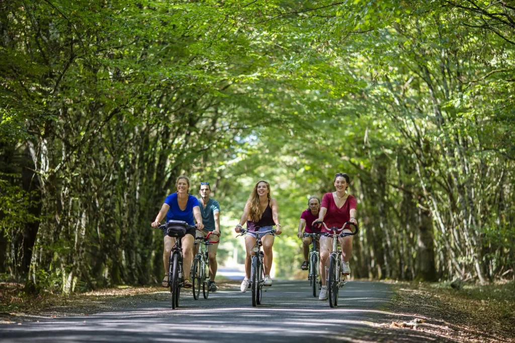 Cyclotouristes sur les routes de Sologne