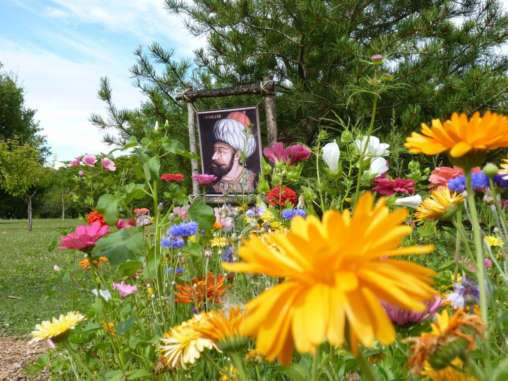 Jardins des portraits dans les jardins du château de Beauregard