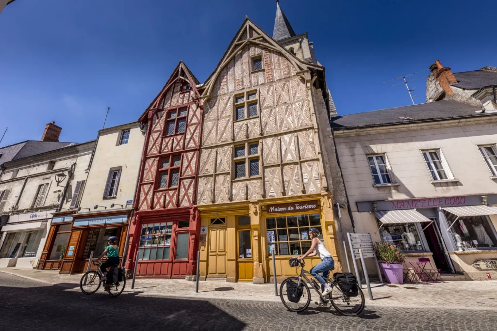 Cyclotouristes à Montrichard