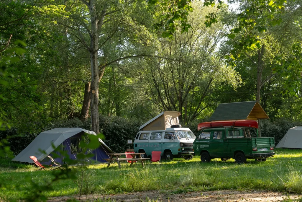 Camping en van 