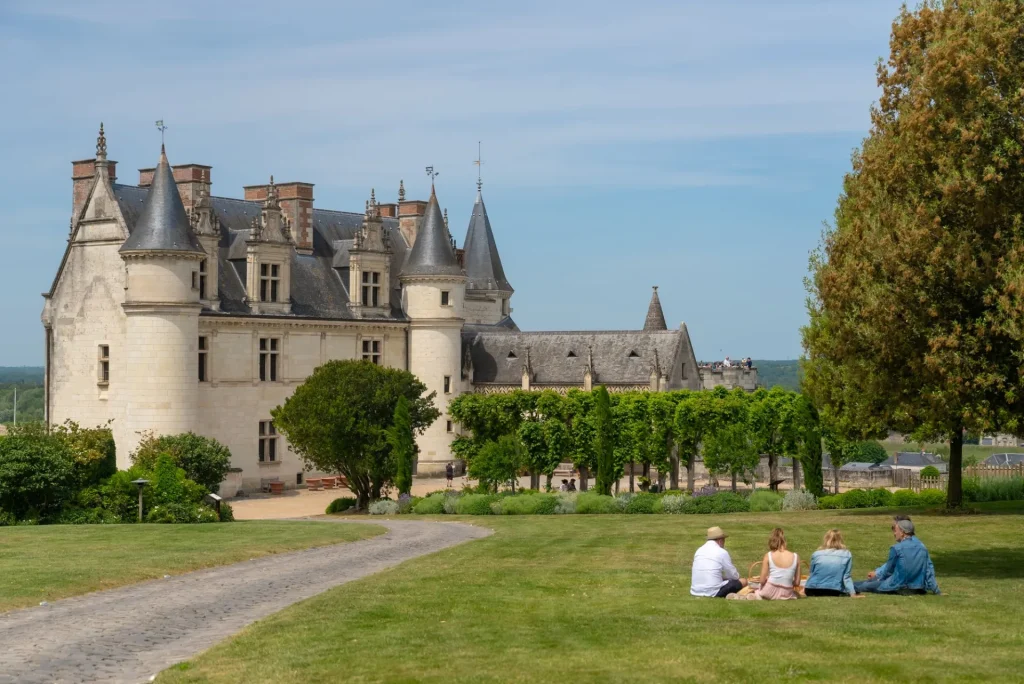 Pique-nique au château d'Amboise
