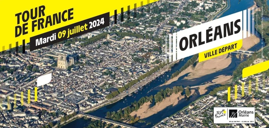 Visuel Tour de France 2024 - Orléans ville départ
