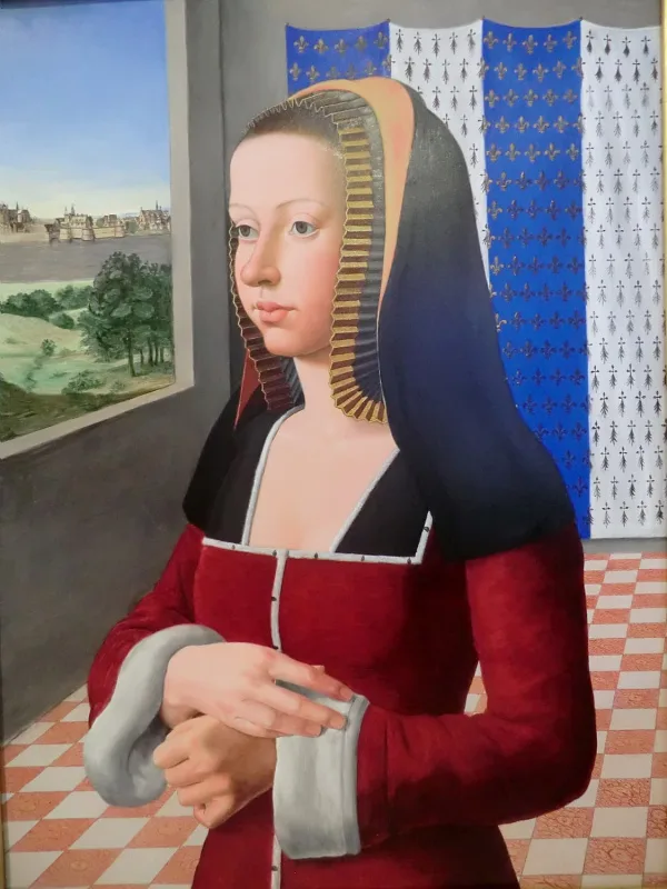 Portrait de Anne de Bretagne au château royal d'Amboise
