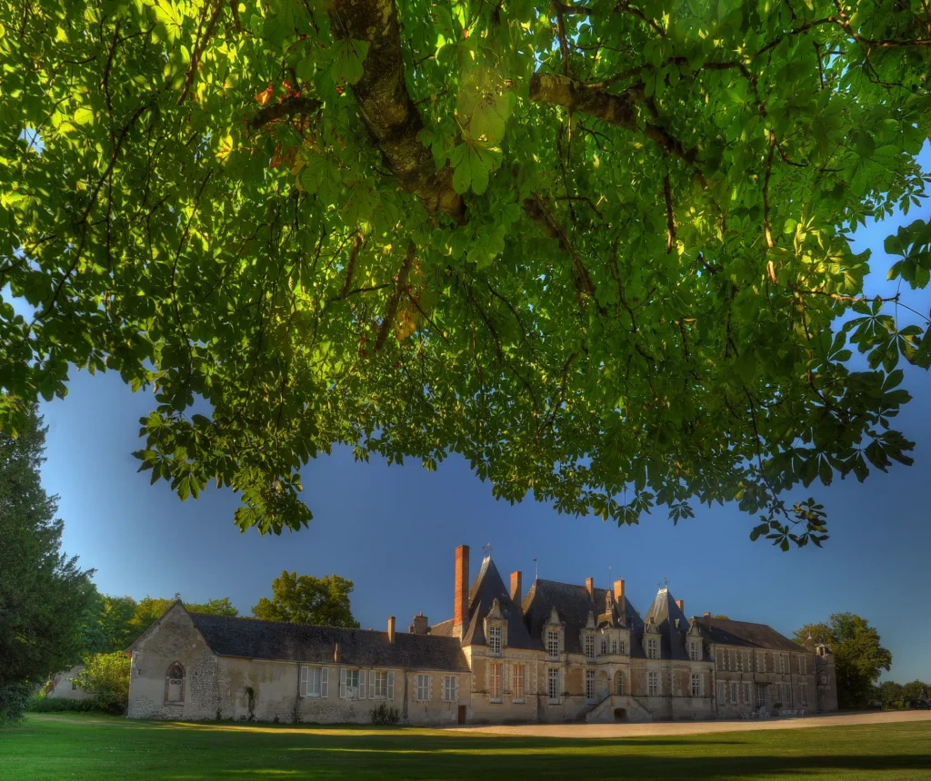 Vue extérieure du château de Villesavin