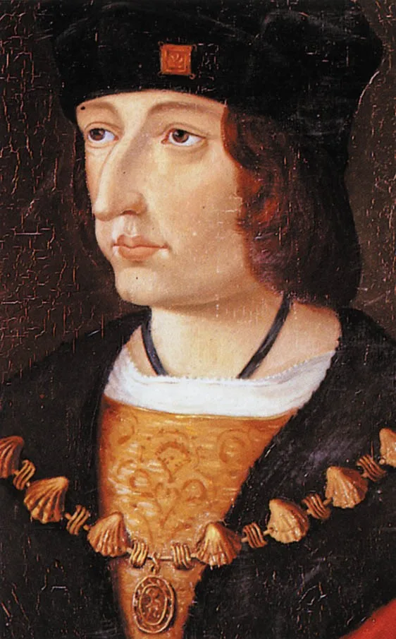 Portrait de Charles VIII au château royal d'Amboise