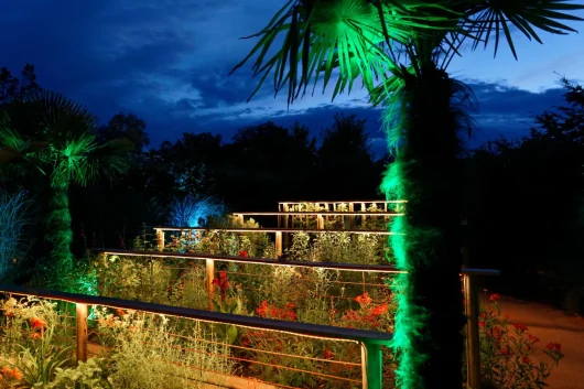 Jardin en lumière au Festival International des Jardins de Chaumont-sur-Loire