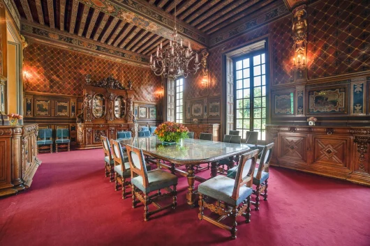 La salle à manger du château de Cheverny