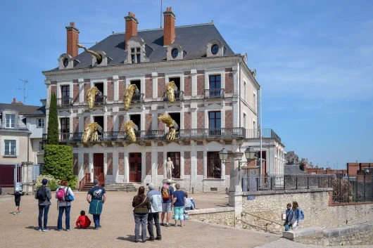 Vue de l'extérieur de la maison de la magie