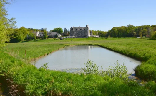 Le parc du château de Montpoupon