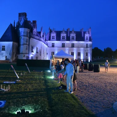 Jeux en soirée à l'occasion du spectacle Destinées Royales au château d'Amboise